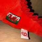 Rare Ty Beanie Buddies Welsh Dragon Y Ddraig Goch Red Plush Beanie Soft Toy 