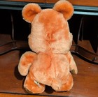 Vintage Applause Plush Stuffed Teddy Bear 1981 Red Bowtie Brown Bear Nice 