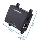 Gigabit Poe Splitter Power Over Ethernet Adapter 48v Input Dc 5v 9v 12v 18v Out