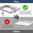 Mobile Mayo Tray Stand Height Adjust Trolley Medical Salon Equipment Tattoo
