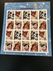 The Art Of Disney Complete Set Of 5 Differnt Full Sheets Of 20 Us Stamps 2004-08