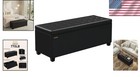 Classic Tufted Storage Ottoman Bench - Holds 770 Lb  Easy To Assemble   Stylish