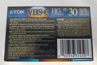 Tdk Vhs-c Hg Ultimate 30 Camcorder Cassette Blank Video Sealed Cs10