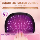 256w Uv Gel Nail Lamp   Touch Screen  Auto Sensor  4 Timers   pro Salon home Dryer
