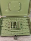 Vintage Wilson Mfg Wil-hold Plastic Sewing Box Storage Case Avocado Green Usa