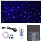 White   Blue Stage Lighting Led Star Backdrop Wedding Party For Retardant Use