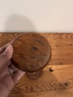 Vintage Mcm Carved Wooden Coasters Made In India