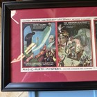 Carter The Great  Magician Framed Flyers - Original - Beautiful - Great 