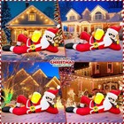 6ft Christmas Inflatable Santa Claus Decor Outdoor Yard Decoration W  Led Lights