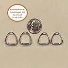 Rdlc Traditional 1 9 Model  toy  Horse Scale Racing Stirrups - Silver-toned