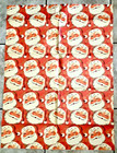 Christmas Very Vintage Wrapping Paper Santa Large Sheet 40x30 Gift Paper Holiday