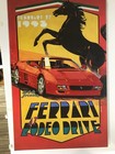 Ferrari Poster  1993 Rodeo Drive Introduction Ferrari 348 Spider  Rare Print