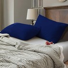 Toddler Pillowcase 14x20 100  Pillow -   14 X 20   Inches  Navy Blue