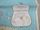 Vintage Hammond s Superior Map Of The United States Large Oversized 50  X 33 
