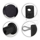 6mm 8mm - 60mm Clevis Pin High Tensile 8 8 Steel Black Hinge Pin Rigging Pin
