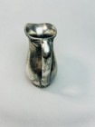 Vintage Silver Soldered Small Metal Pitcher Read