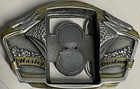 Zippo 1996 Rare Harley Davidson Belt Buckle Holds Lighter Chrome In Box K115