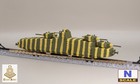 1 160  n-scale  Wwii Russian Mbv-2 Armored Train Camo  motor Not Included 