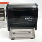 Maxstamp Csi-30 Self-inking Rubber Stamp With Black Pad  7 8    X 2 3 8     