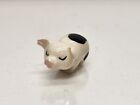 Hagen Renaker Miniature Mini Ceramic Baby Pig Piglet Black White Figure Figurine