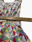 Vintage Handmade Patchwork Apron 70s Floral Cottage Hippie Whimsical Kitch