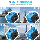 Universal Travel Adapter Converter One International Wall Charger Ac Power Plug