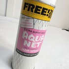 Vtg 1980   s Faberge Aqua Net Hairspray 10 2 Oz Aerosol Can Extra Super Hold 