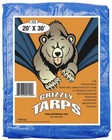Grizzly Tarps-large Multi-use Waterproof Tarp Poly Cover 5 Mil thick 20x30-l    k
