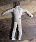 Vintage Ideal Evel Knievel Stunt Cycle Action Figure White Jumpsuit 1970s