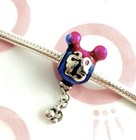 New 2025 Disney Parks Pandora Charm Mickey Mouse Balloon Ears Head Year Dated 