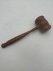 Judges Wood Gavel Authentic Wooden Judge Vintage Solid 12 Inches Excellent Cond 