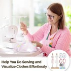 10 Pcs Tailor Dressmaker Dummy Mannequins Set With Needles Sewing Patch Measurin
