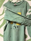 Vintage  thrashed   1970s Football Uniform Jersey Shirt Green Xl - As Is