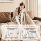 Heated Electric Blanket King Size Dual Control 10 Heat