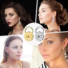 4 Pairs Earring Lifters  Earring Backs For Droopy Ears Adjustable Heavy Earrings