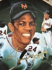Willie Mays San Francisco Giants Hackett Hand Signed Plate Limited New Baseball