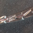 925 Sterling Silver Taxco Tj-42 Bracelet 28 2 Grams Silver Link W  Locking Clasp
