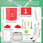 Backyard Game Golf Yard Game For Practice With 4 Clubs 6 Hole For Men Women Fami