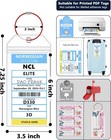 2026 Cruise Essentials Must Haves  10pack Waterproof Cruise Luggage Tag Holde   