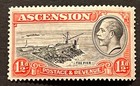 Travelstamps  1934 Ascension Stamps Sg 23 - 14 Perf - Kgv - Mint Mogh