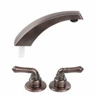 Mobile Home Garden Tub Faucet  Oil Rubbed Bronze With Lever Handles