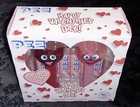 Pez Happy Valentines Day Cotton Candy Dispenser Set Of 2 Gift Pink Red Twin Pack
