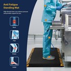 4pcs Featol Ergonomic Standing Work Mats For Floor W step Warning 20 x59 x9 10 