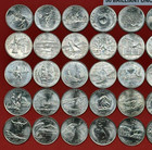 Complete State Quarters Set Of 50 Brilliant Uncirculated Coins  mixture P d Mint
