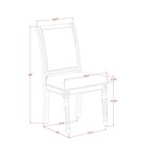 9 Piece Dining Table Set Consists Of A Kitchen Table And 8 Dining Room Chairs