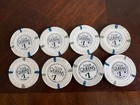 Four Queens Las Vegas  1 Casino Chips Lot Of 8