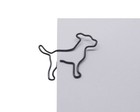 100 Count Black Pitbull Dog Shaped Paper Clips Dog Gifts Labrador Retriever