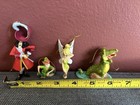 Rare Vtg Disney Storybook Villains Peter Pan Capt Hook Xmas Ornaments Thailand