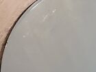 Vintage 1940s Hooker Glass Paint Co Round Wall Mirror Beveled Leaf Etched 28 