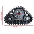1 Pair Go Kart Atv Utv Buggy Quad Rear Wheel Snow Rubber Sand Tracks Snowmobile